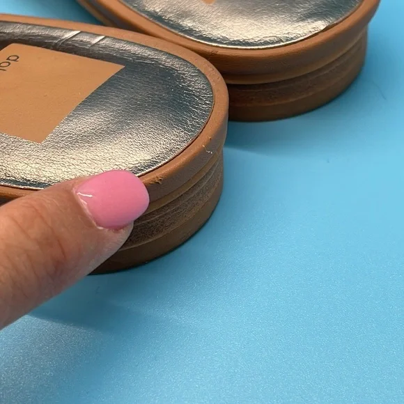 Dolce Vita tan leather mules Sz 8 - Picture 8 of 9